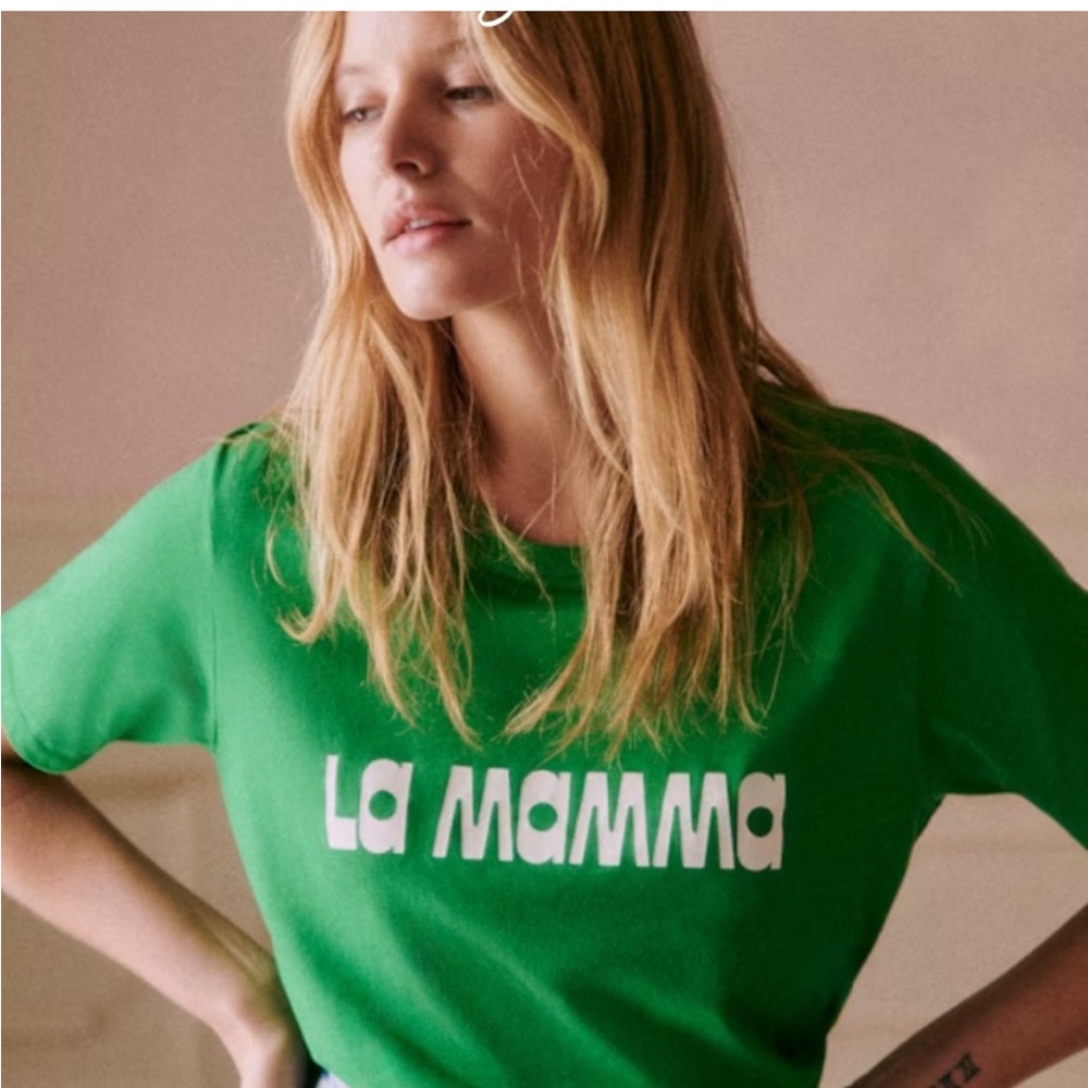 Sézane 'La Mamma' Graphic T-Shirt
